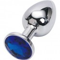Silver anal plug BIG