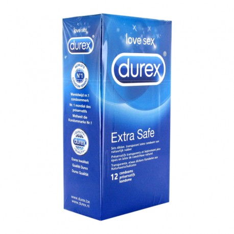 Durex EXTRA SAFE condoms 12 uds