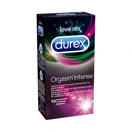 DUREX INTENSE ORGASMIC condoms 10 uds